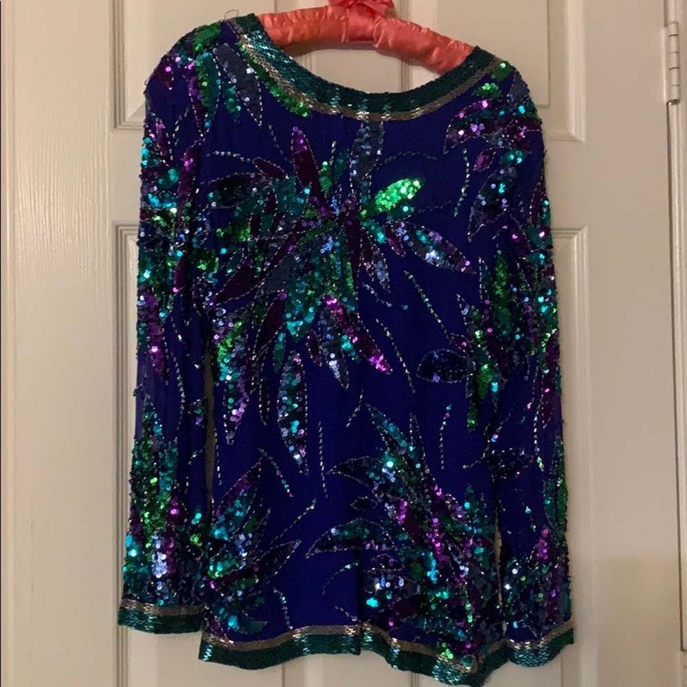 Vintage Black Tie by Oleg Cassini top